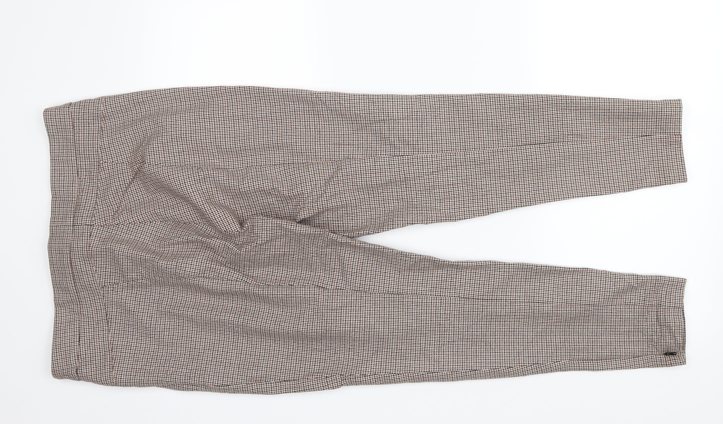 M&S Womens Brown   Dress Pants Trousers Size 14 L25 in