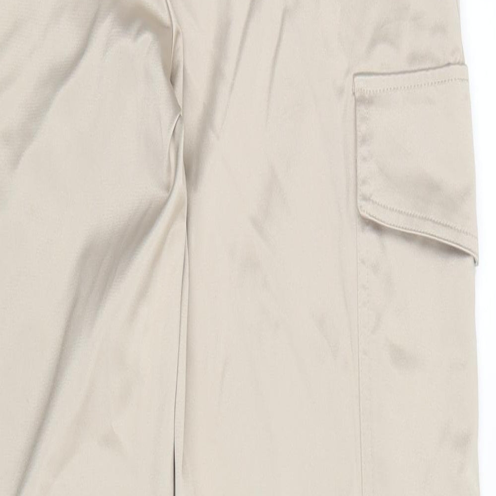 Primark Womens Beige   Trousers  Size 8 L27 in