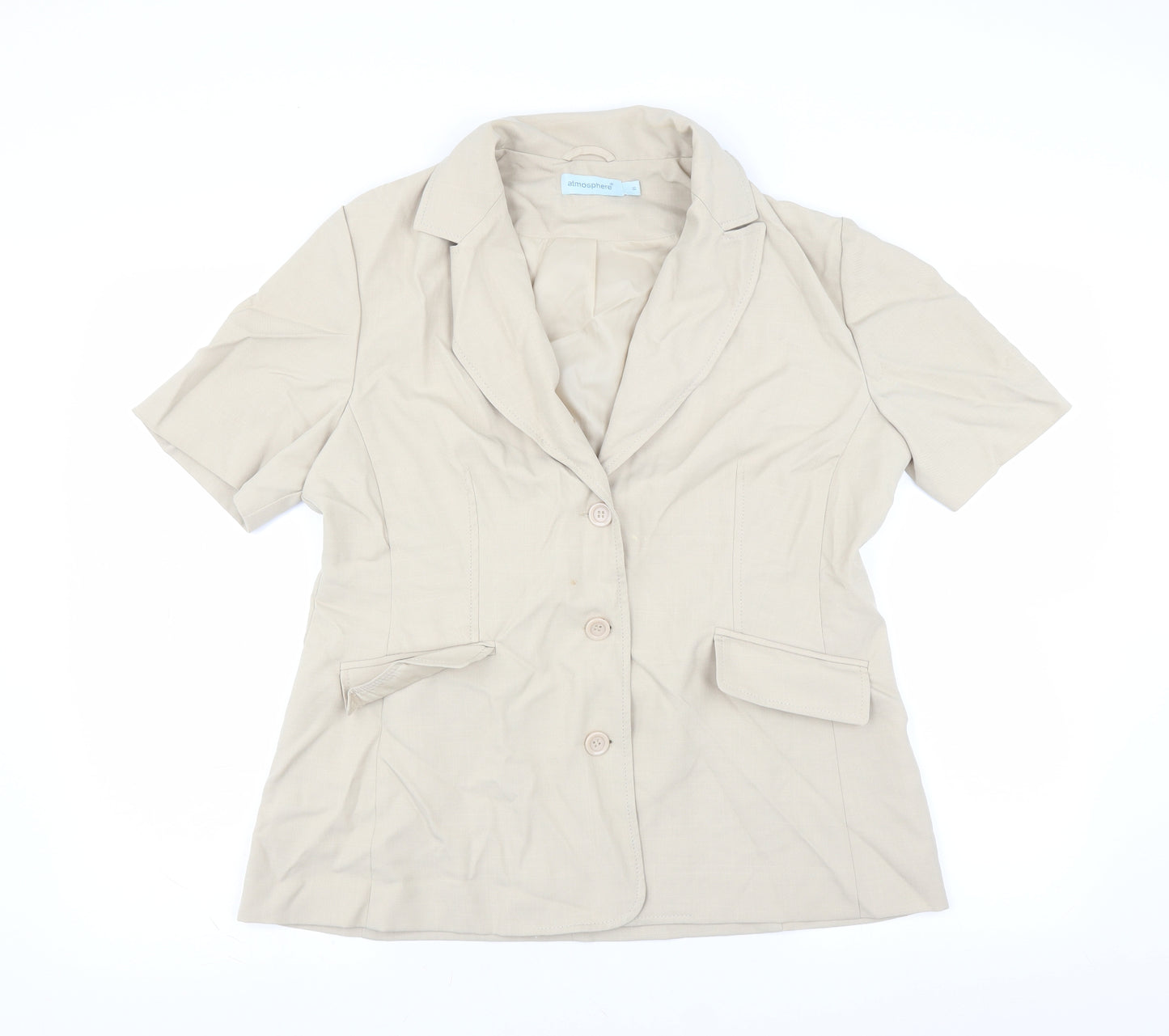 Primark Womens Beige   Jacket Blazer Size 18
