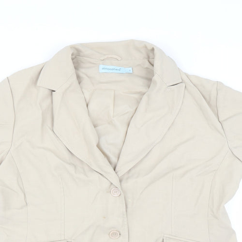 Primark Womens Beige   Jacket Blazer Size 18