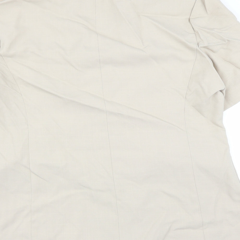 Primark Womens Beige   Jacket Blazer Size 18