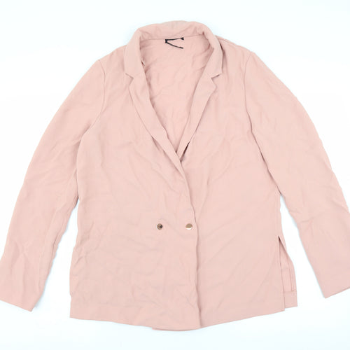 Preworn Womens Pink   Jacket Blazer Size 12