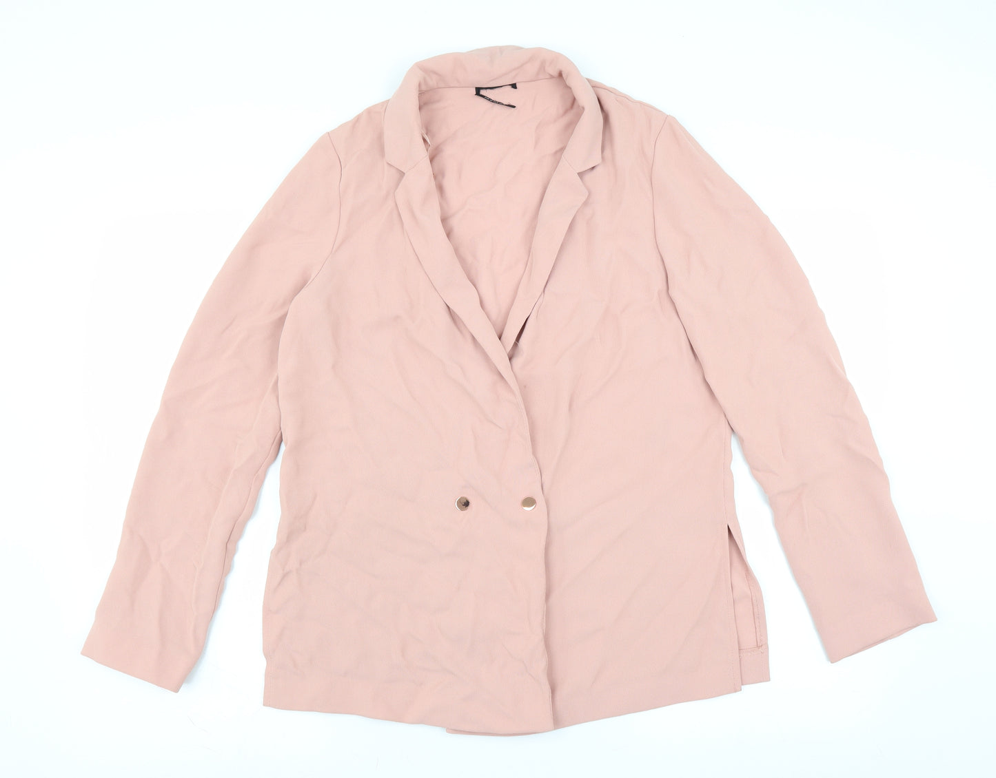 Preworn Womens Pink   Jacket Blazer Size 12
