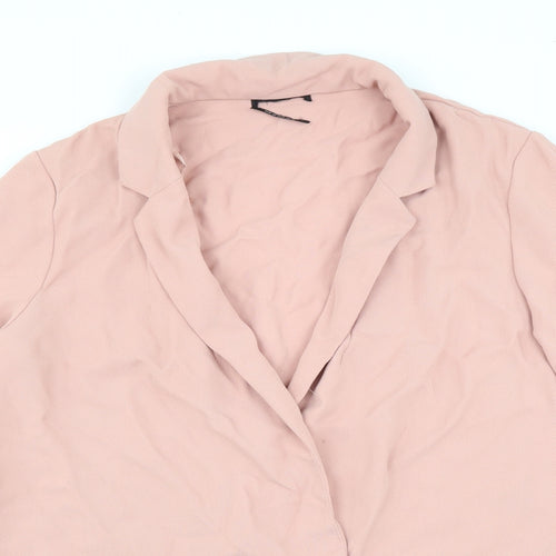 Preworn Womens Pink   Jacket Blazer Size 12