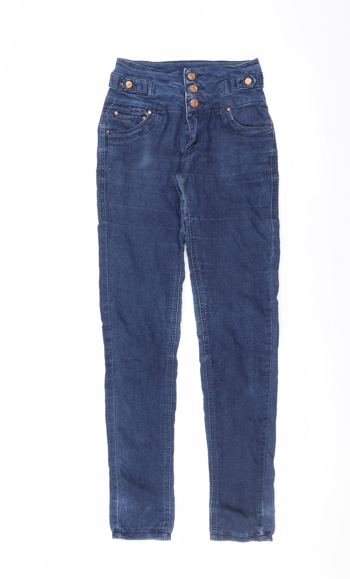 Primark Womens Blue Denim Skinny Jeans Size 6 L31 in