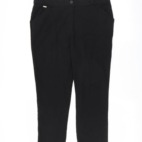 Damart Womens Black   Trousers  Size 16 L24 in