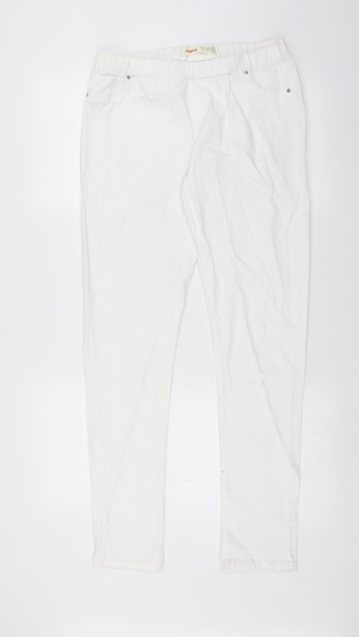 Primark Womens White Denim Jegging Jeans Size 14 L31 in