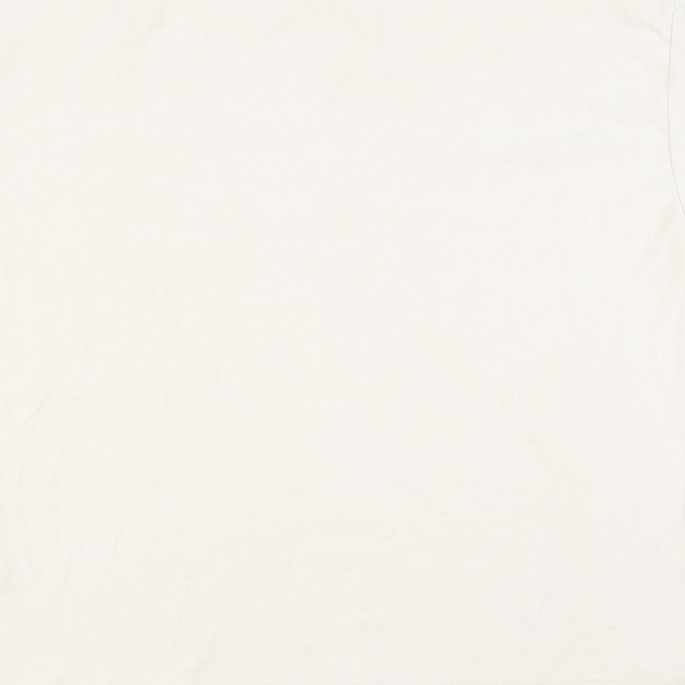 Zara Mens Beige    T-Shirt Size M