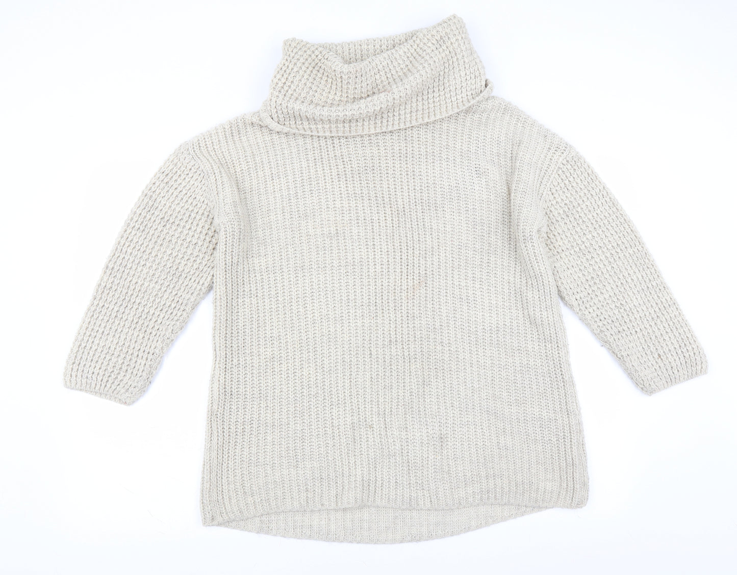 H&M Womens Beige   Pullover Jumper Size M