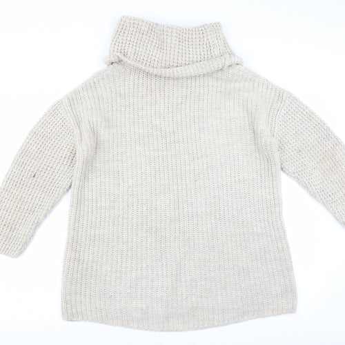 H&M Womens Beige   Pullover Jumper Size M