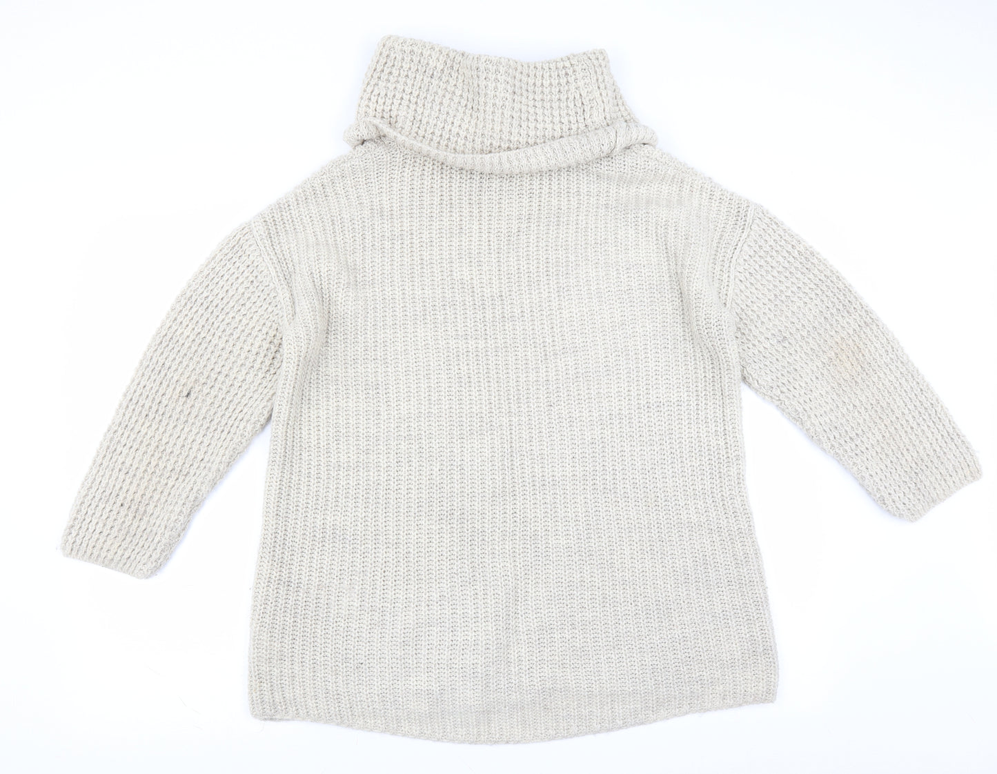 H&M Womens Beige   Pullover Jumper Size M
