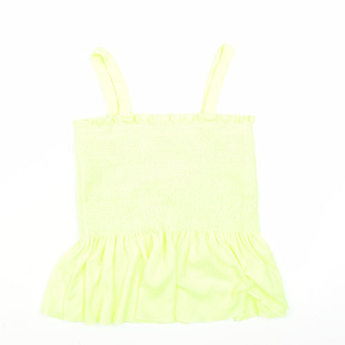 Zara Girls Yellow   Basic Blouse Size 13-14 Years