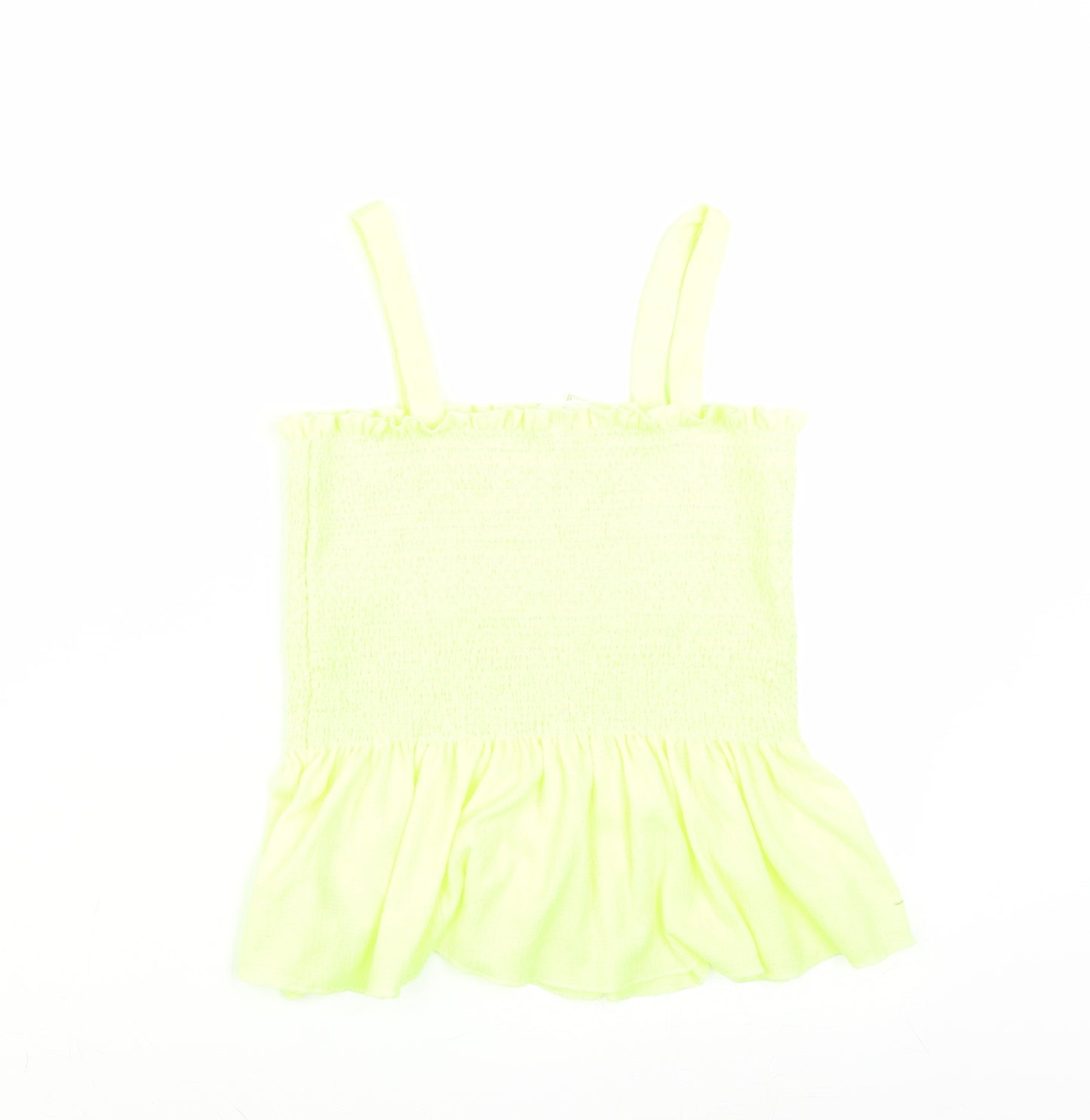 Zara Girls Yellow   Basic Blouse Size 13-14 Years