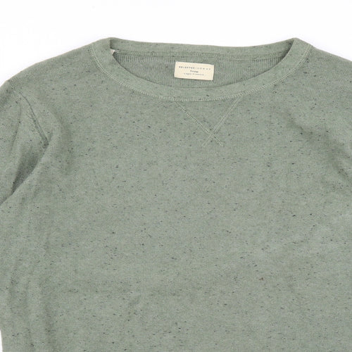Selected Homme Mens Green   Pullover Sweatshirt Size S