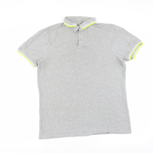 Primark Mens Grey    Polo Size L