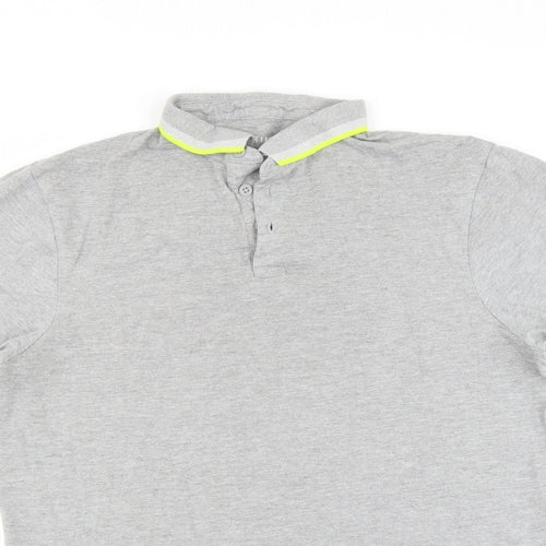Primark Mens Grey    Polo Size L