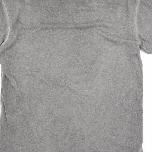 Indigo Mens Grey    T-Shirt Size S  - brixton