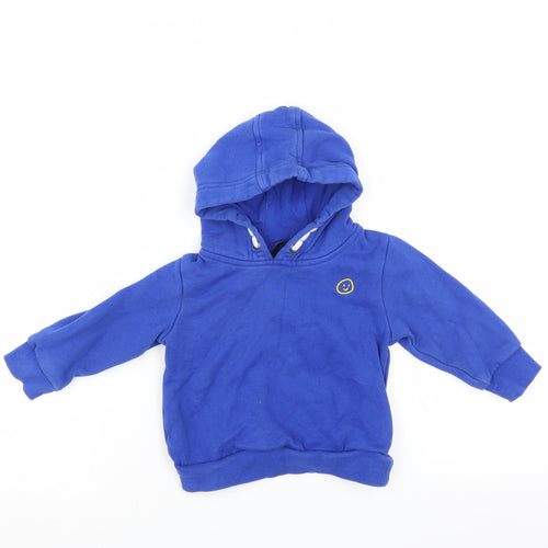 George Boys Blue   Pullover Jumper Size 12-18 Months  - hoodie