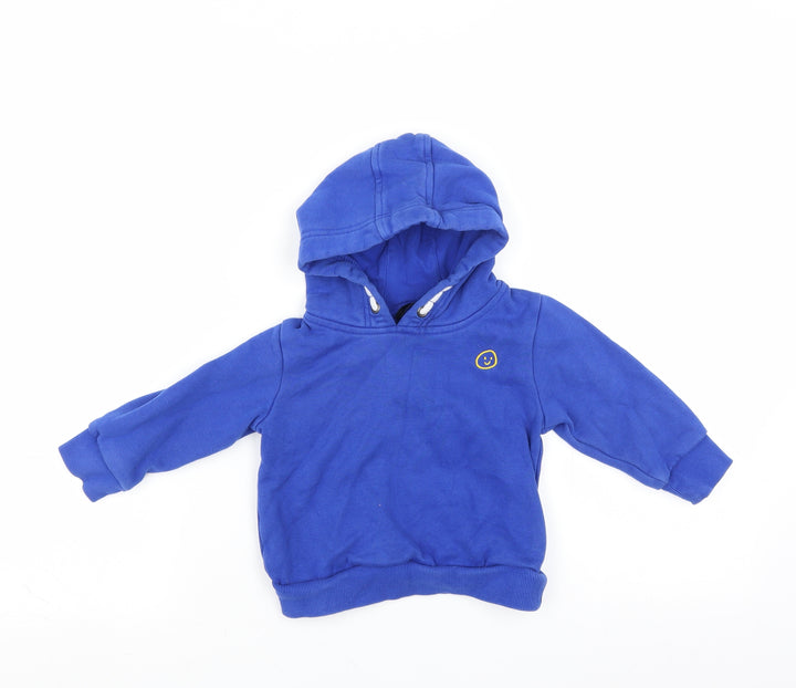 George Boys Blue Pullover Jumper Size 12-18 Months - hoodie