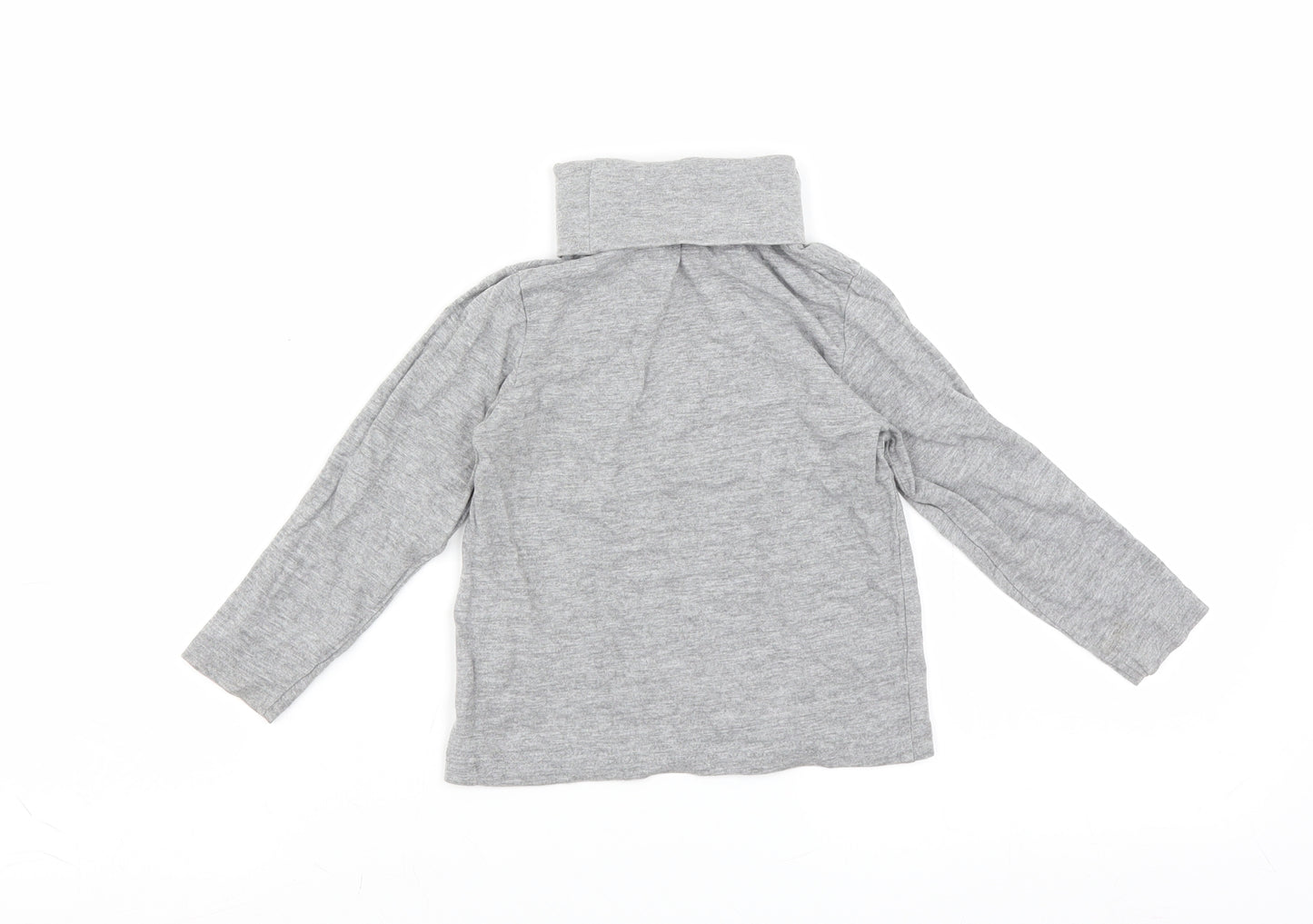 Lupilu Boys Grey   Basic T-Shirt Size 12-18 Months  - skate