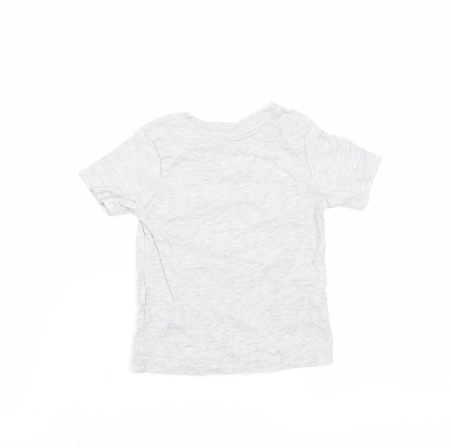 Nutmeg Baby Grey   Basic T-Shirt Size 12-18 Months  - little dude