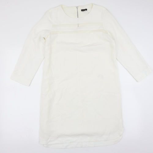 River Island Womens White   Shift  Size 12