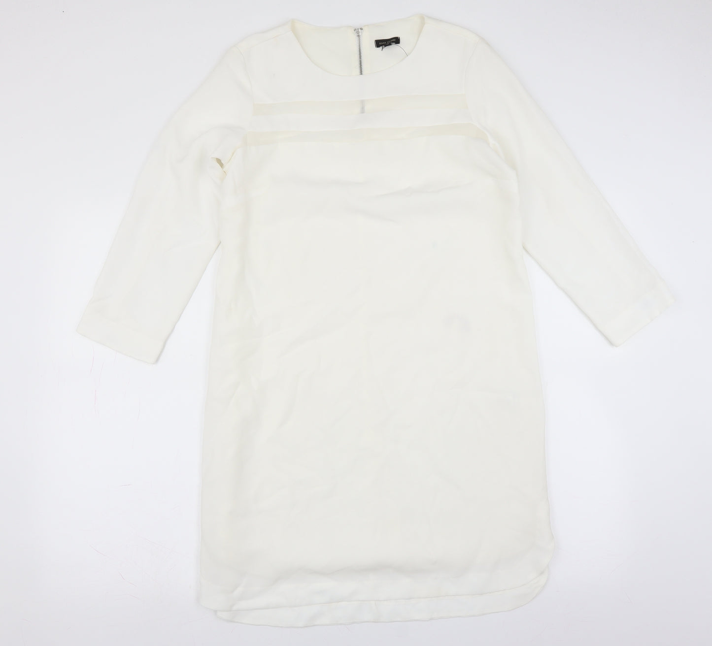 River Island Womens White   Shift  Size 12