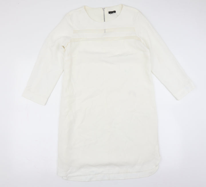 River Island Womens White   Shift  Size 12