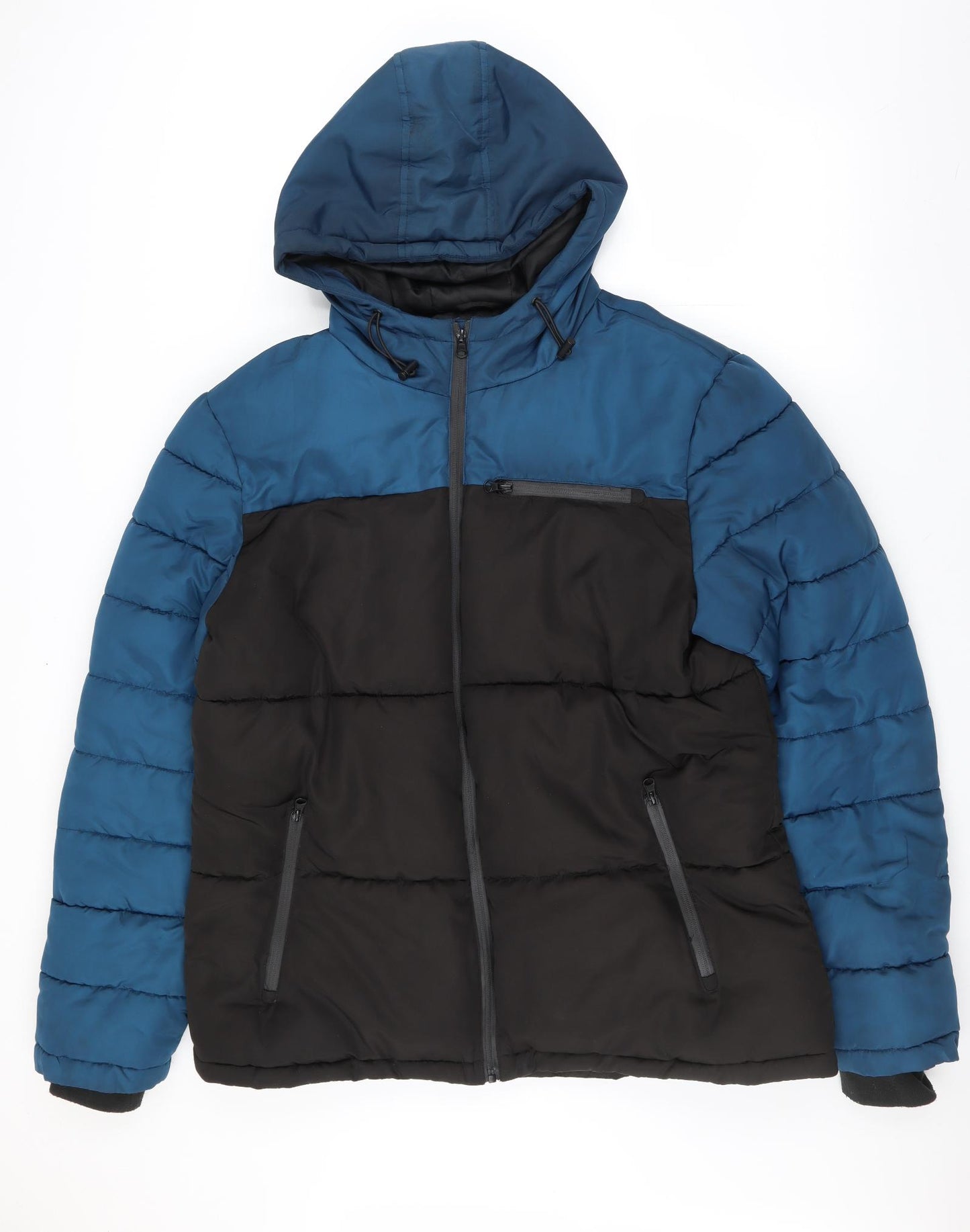 Acw85 Mens Black   Puffer Jacket Jacket Size XL
