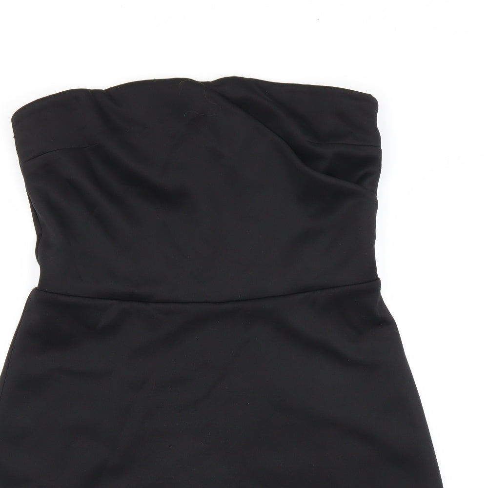 Topshop Womens Black   Playsuit One-Piece Size 14