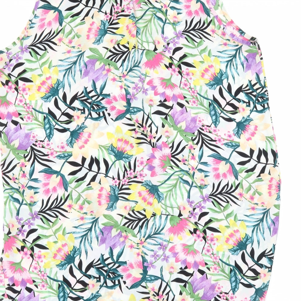 Primark Womens Multicoloured Floral  Basic Blouse Size 12
