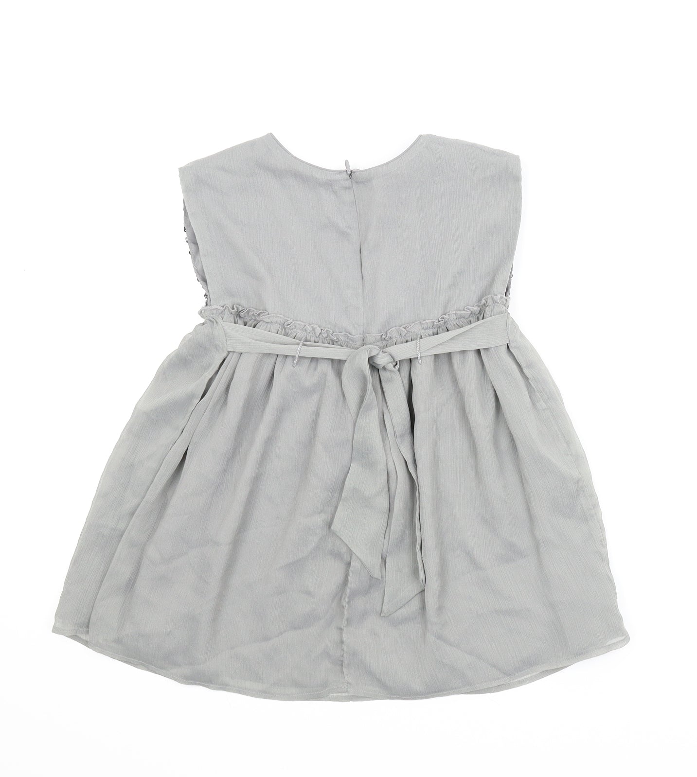 Monsoon Girls Grey   A-Line  Size 7-8 Years