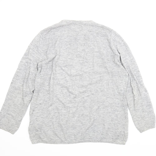 F&F Mens Grey   Pullover Jumper Size XL