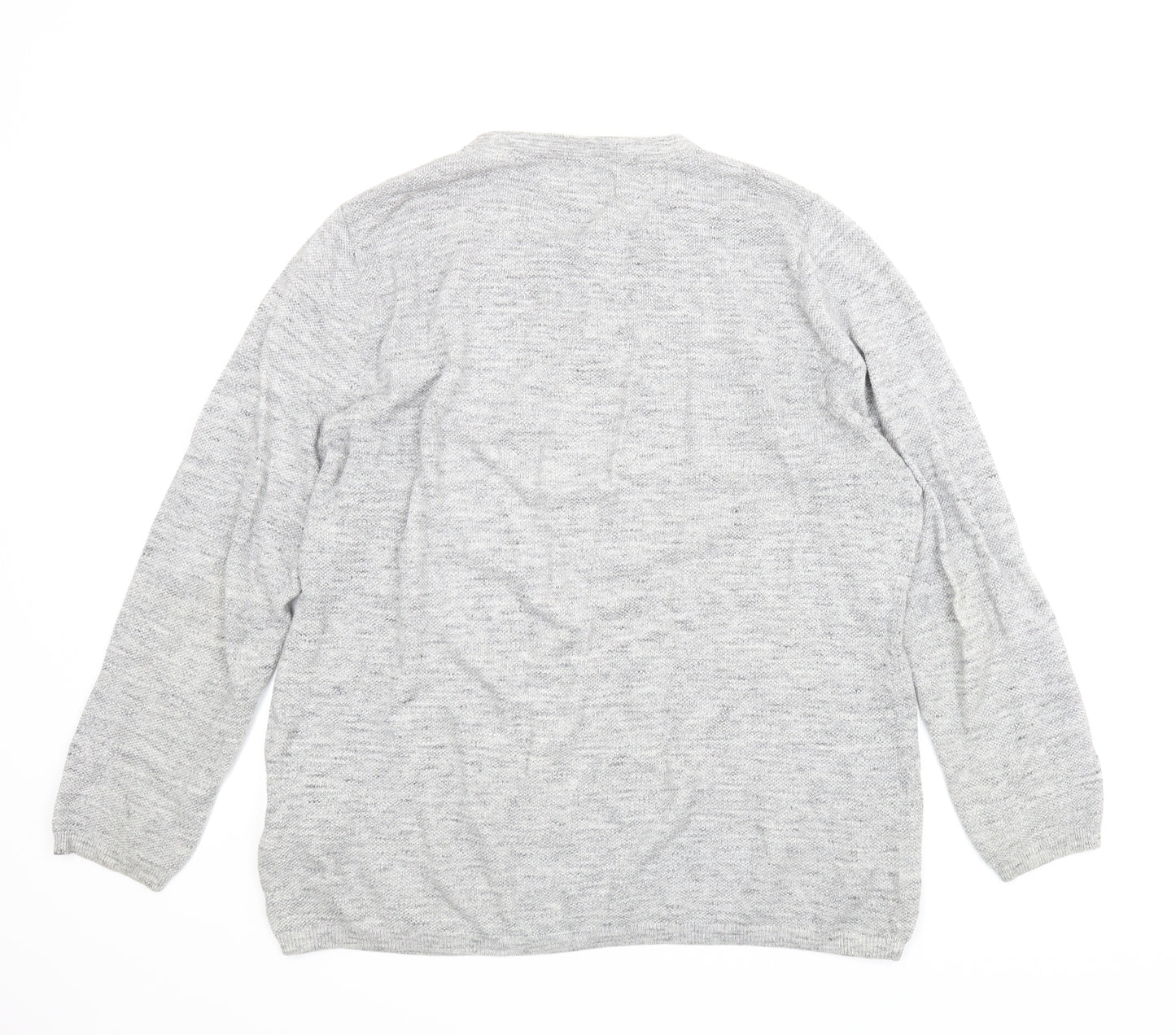 F&F Mens Grey   Pullover Jumper Size XL