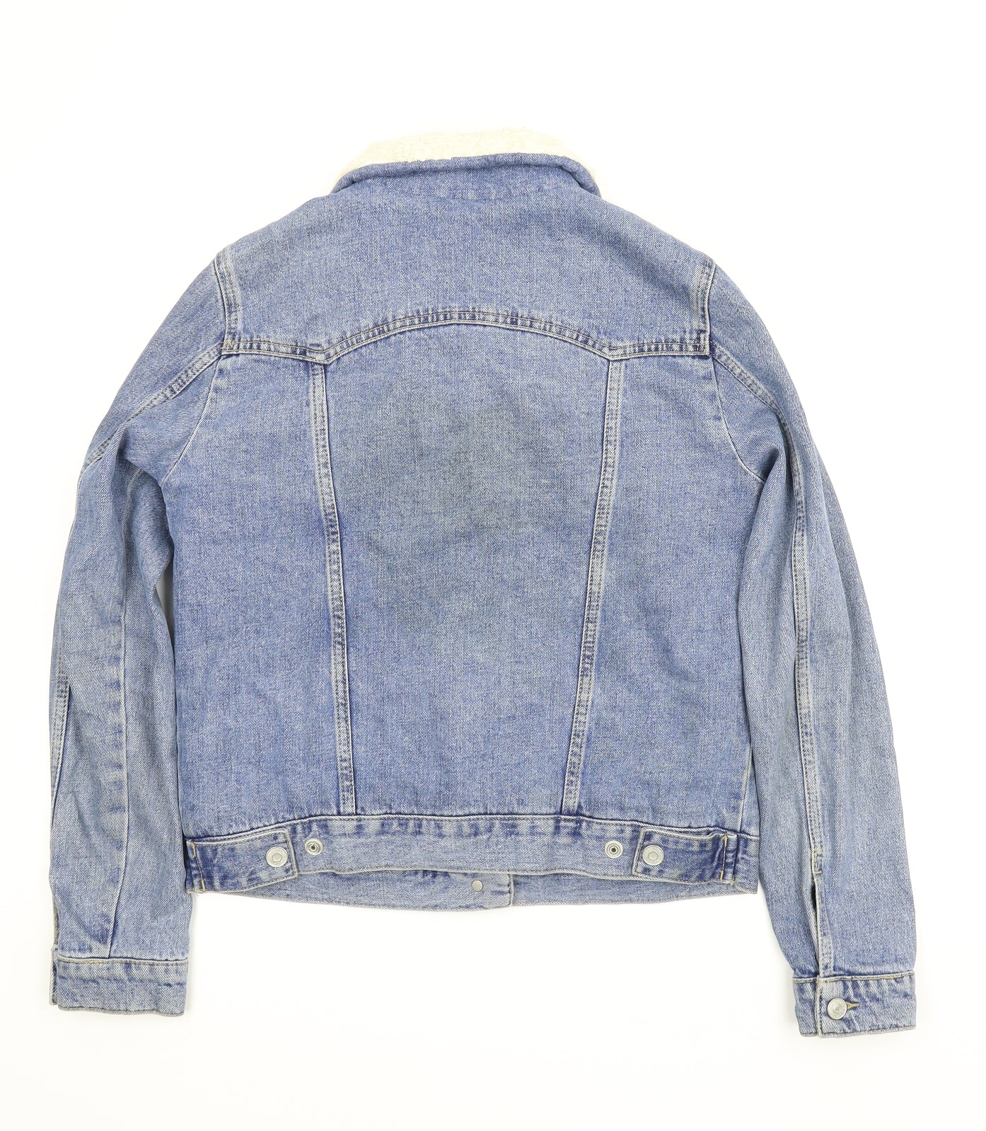 Topshop Womens Blue  Denim Jacket  Size 10