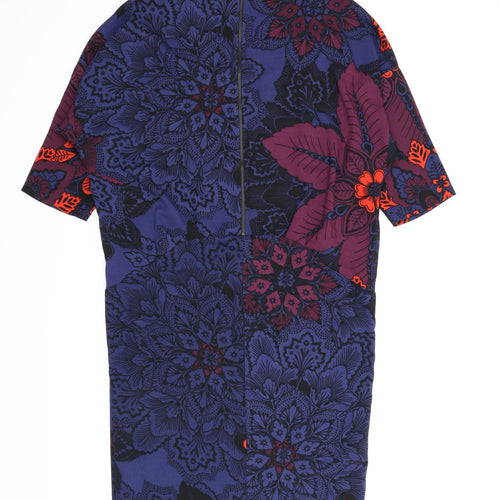 Closet Womens Blue Paisley  Sheath  Size 10
