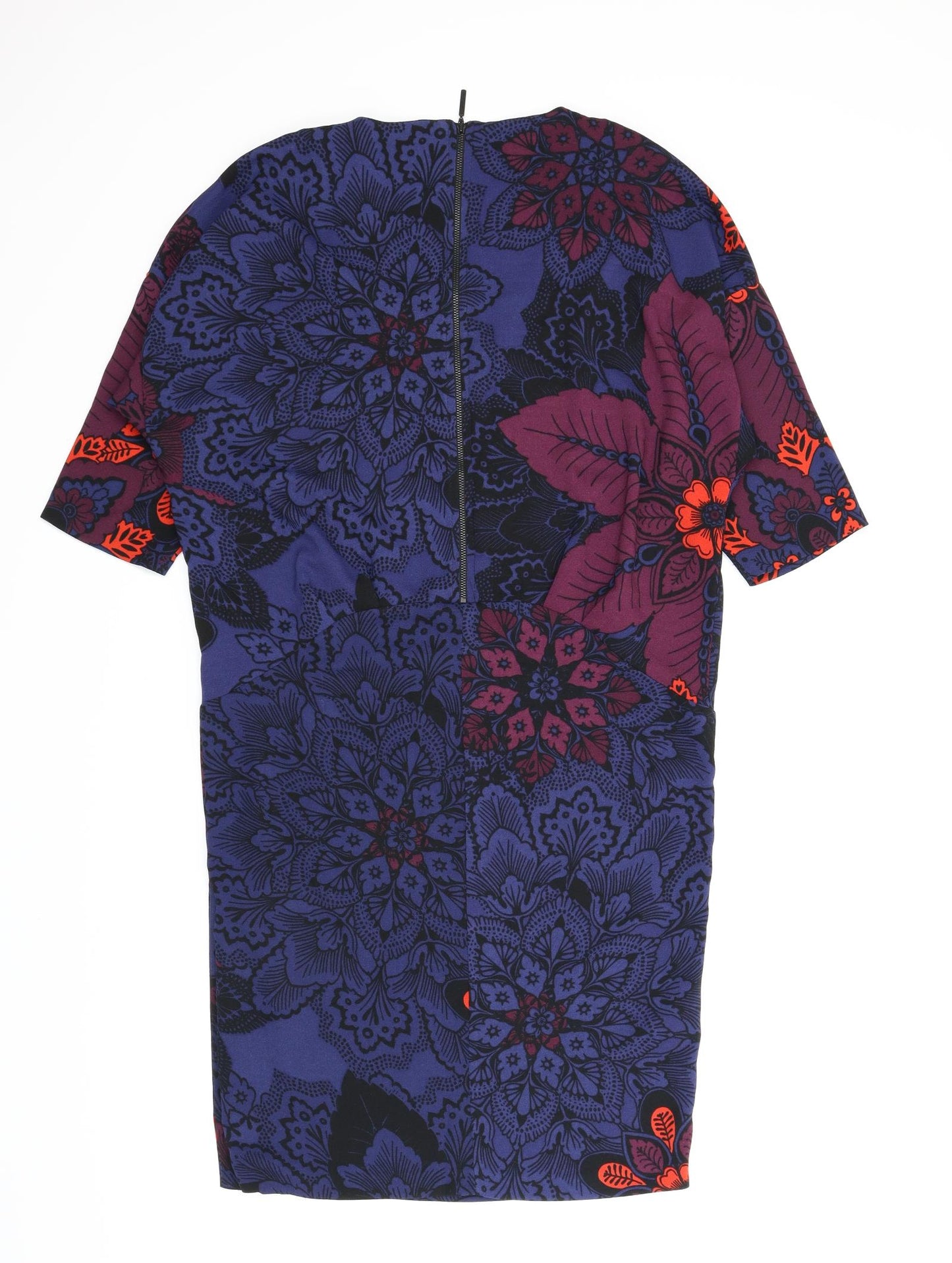 Closet Womens Blue Paisley  Sheath  Size 10
