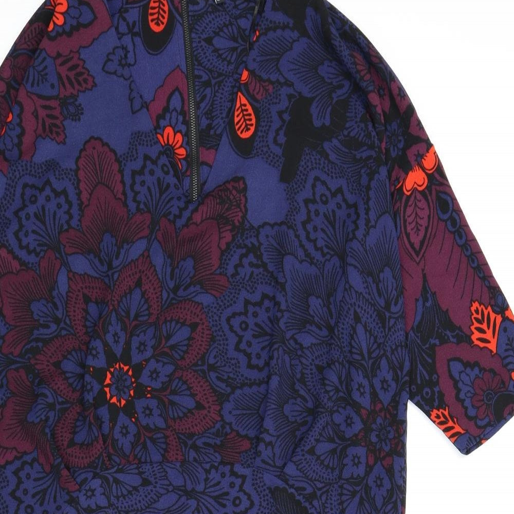 Closet Womens Blue Paisley  Sheath  Size 10