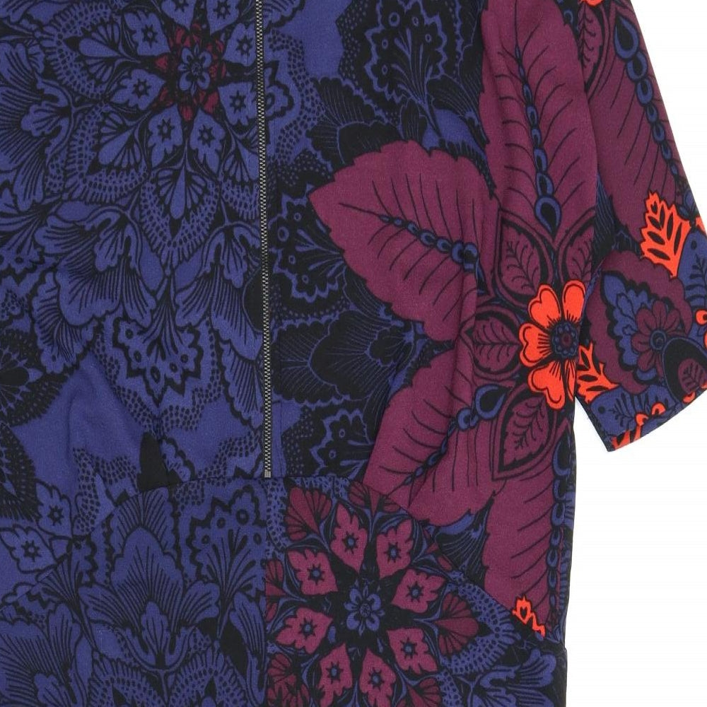 Closet Womens Blue Paisley  Sheath  Size 10