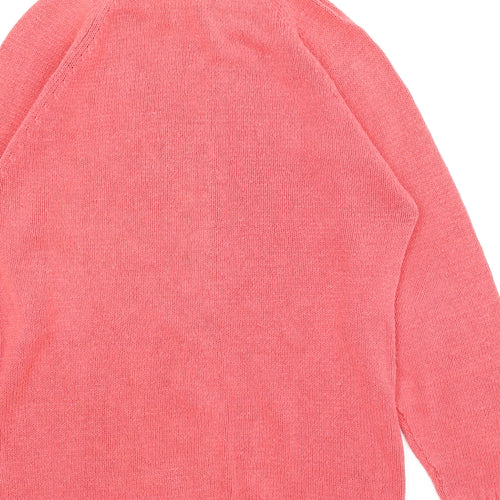 Dewberry Womens Pink   Pullover Jumper Size M