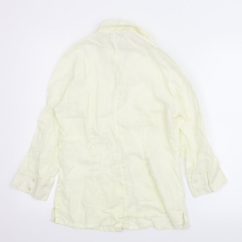 Zara Womens Ivory   Basic Button-Up Size M