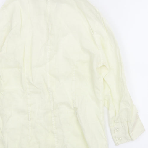 Zara Womens Ivory   Basic Button-Up Size M