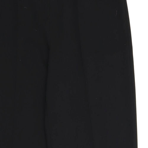 M&S Womens Black   Trousers  Size 14 L28 in