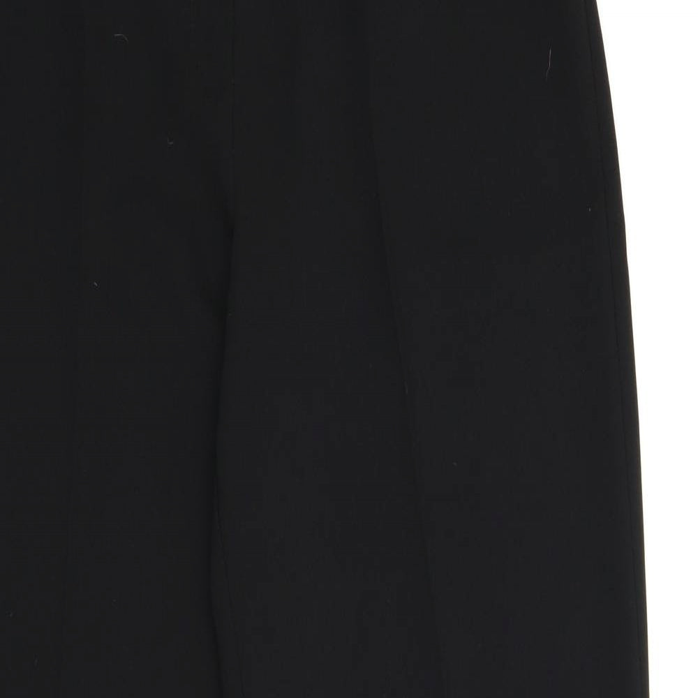 M&S Womens Black   Trousers  Size 14 L28 in