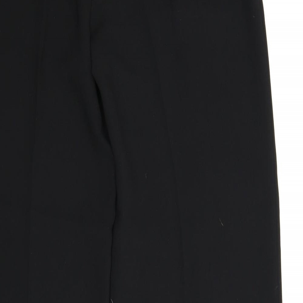 M&S Womens Black   Trousers  Size 14 L28 in