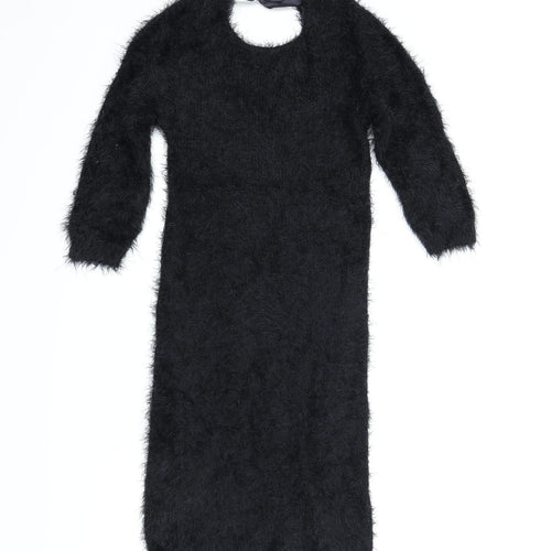 Love Pink Boutique Womens Black   Jumper Dress  Size S
