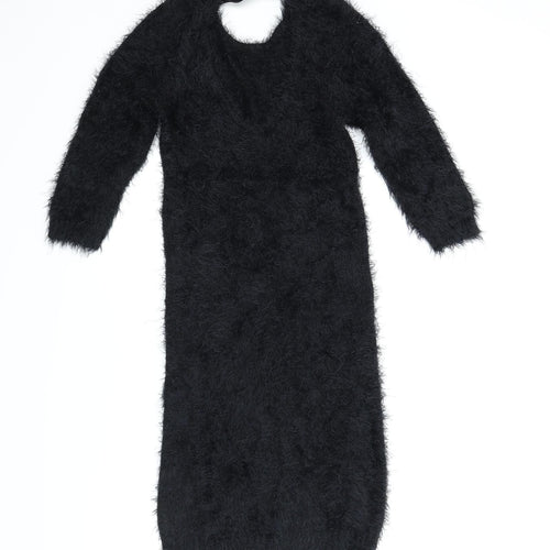 Love Pink Boutique Womens Black   Jumper Dress  Size S
