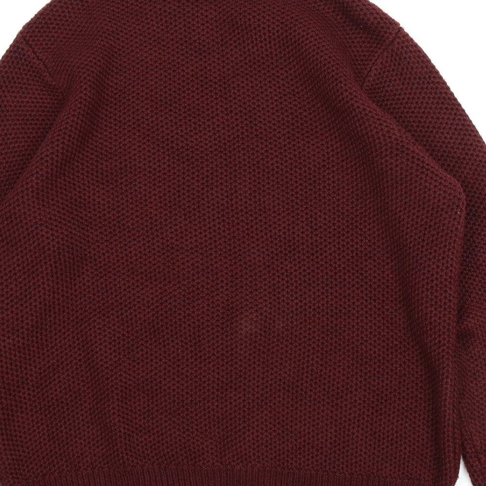 George Mens Purple   Pullover Jumper Size M