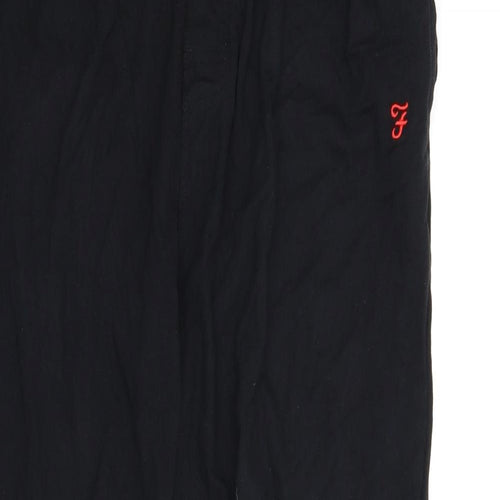 Farah Mens Black   Sweatpants Trousers Size L L26 in - Lounge