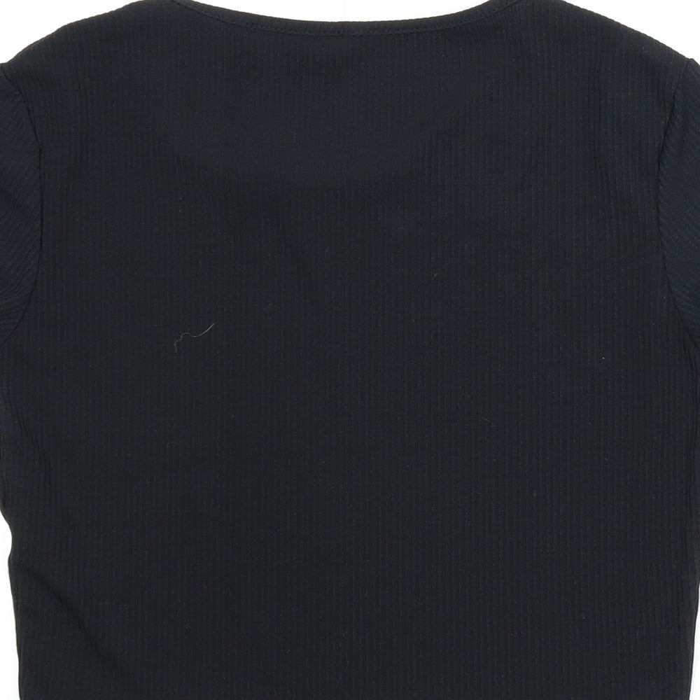 Missguided Womens Black   Basic Blouse Size 12